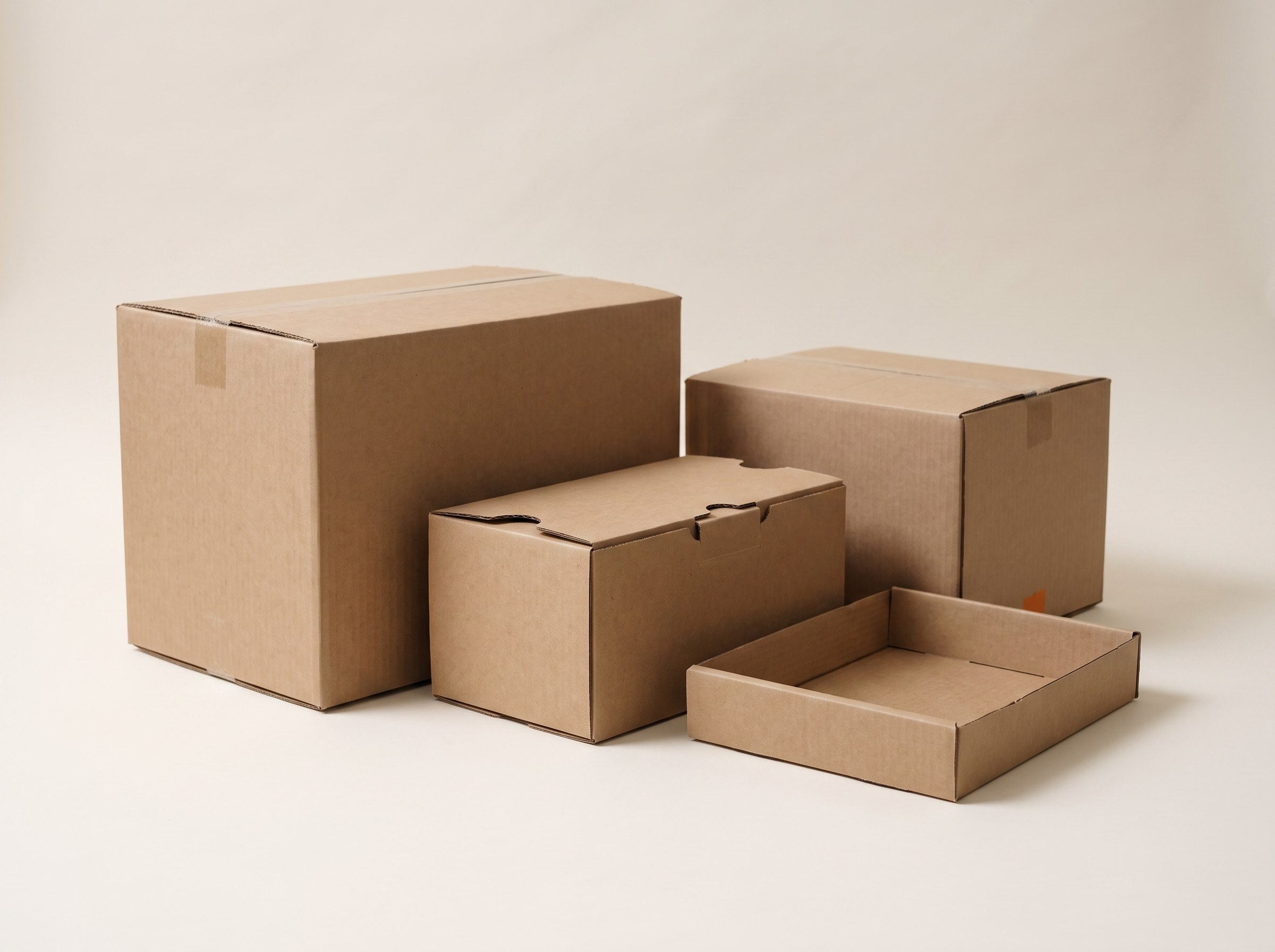 Cajas de cartón para eCommerce de distintos tamaños